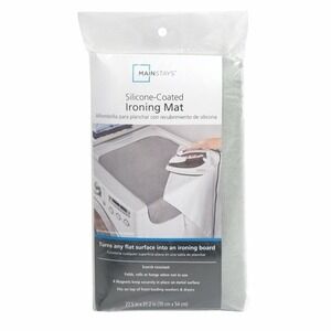 Mainstays Silicone-Coated Ironing Mat 27.5" X 21.2" Portable Surface NEW
